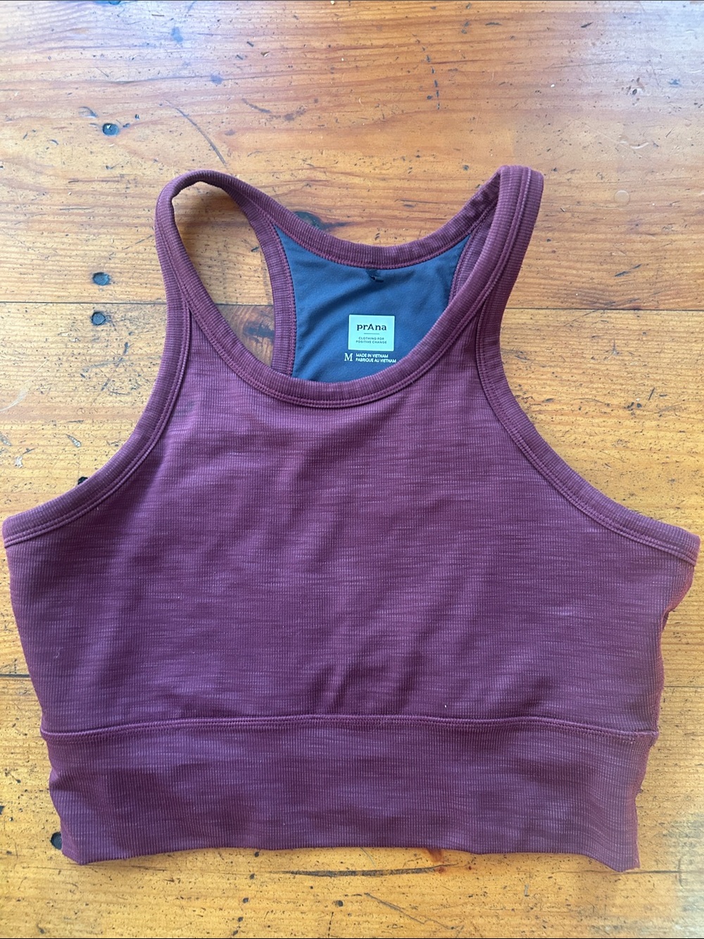 Prana Becksa Bralette Sports Bra — Plum size Medium
